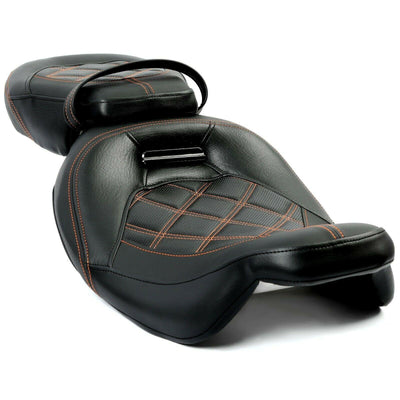 Driver Passenger Pillion Seat For 2009-2020 Harley Touring CVO Road Glide FLTR - Moto Life Products