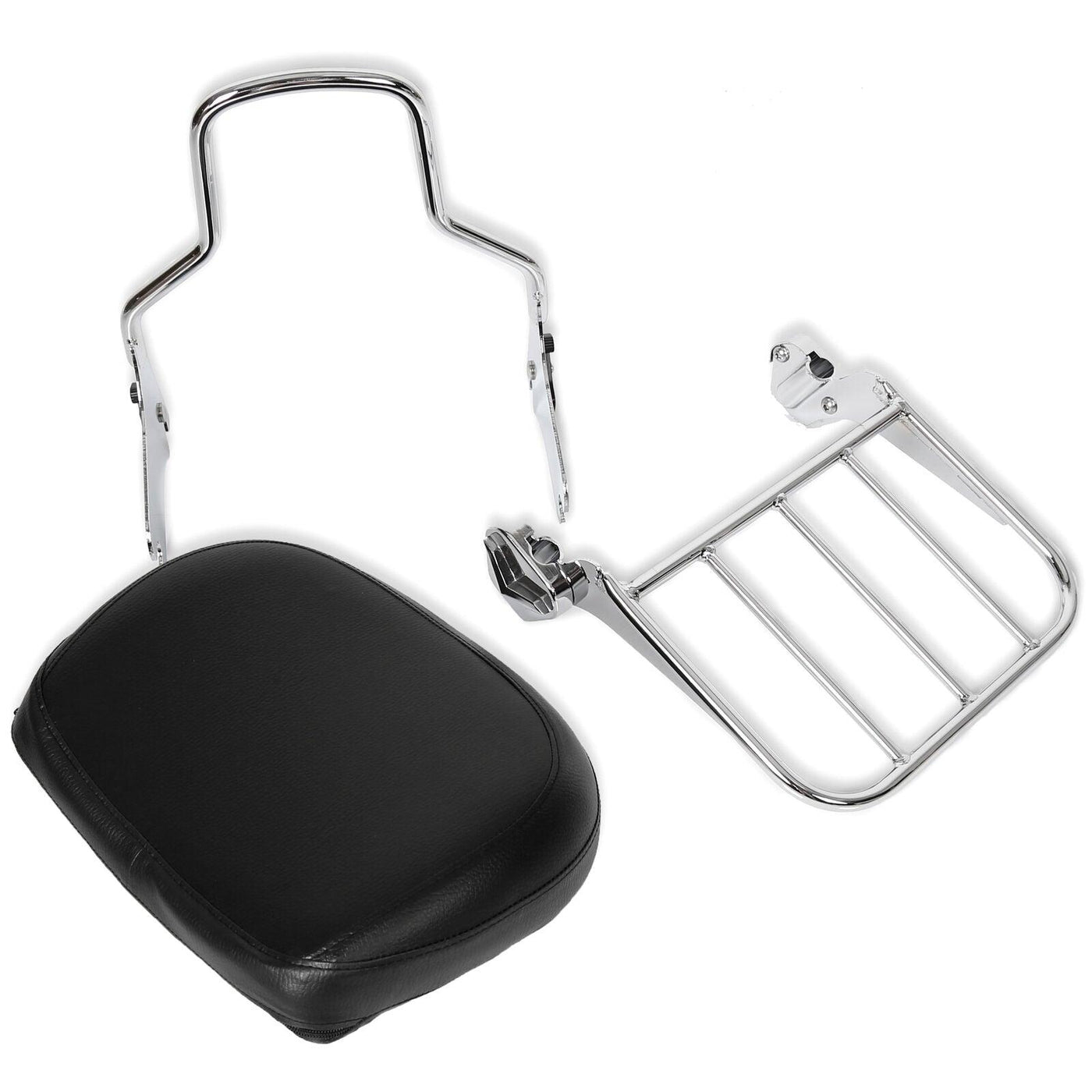 For 97-08 Detachable Sissy Bar Backrest Luggage Rack Harley Road King Electra - Moto Life Products