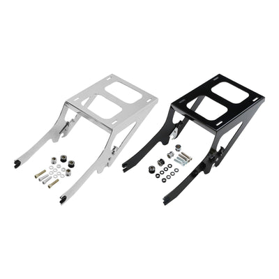 2-Up Mounting Rack Fit For Harley Deluxe FLDE Heritage Classic 18+ Black/Chrome - Moto Life Products