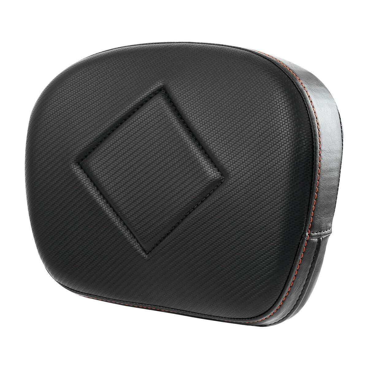 Black Sissy Bar Passenger Pad Fit For Harley Touring Electra Road Glide Softail - Moto Life Products