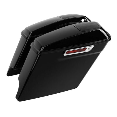 5" Stretched Extended Hard Saddlebags Fit For Harley Touring FLHT FLHR 2014-2022 - Moto Life Products