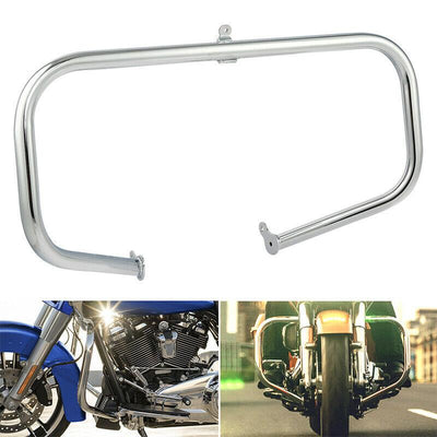 1 1/4" Highway Engine Guard Crash Bar Fit For Harley Touring 97-22 Black/Chrome - Moto Life Products