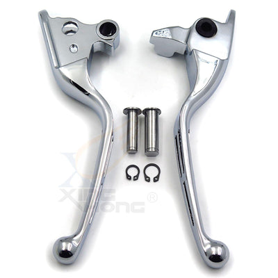 Chromed Brake Clutch Hand Levers For Harley 2008-2013 Touring and Trike - Moto Life Products