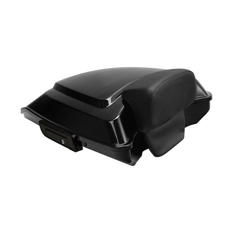 Razor Pack Trunk w/ Backrest Fit For Harley Tour Pak Touring Street Glide 14-22 - Moto Life Products