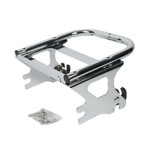 Detachable 2-Up Pack Mounting Luggage Rack Fit For Harley Tour Pak Touring Glide - Moto Life Products