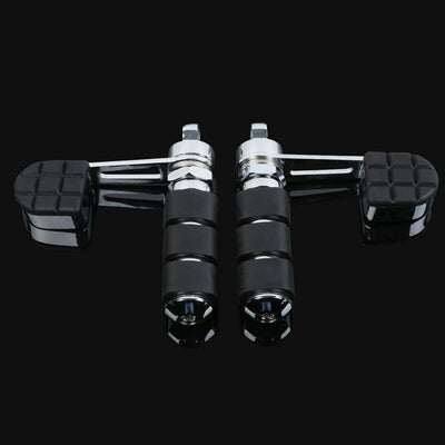 Stirrup Foot Pegs W/Heel Rest Fit For Harley Sportster XL 883 1200 Iron Softail - Moto Life Products