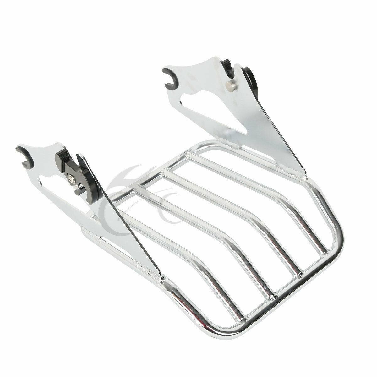 Two-Up Detachables Luggage Rack Fit For Harley Touring Road Street Glide 09-2021 - Moto Life Products