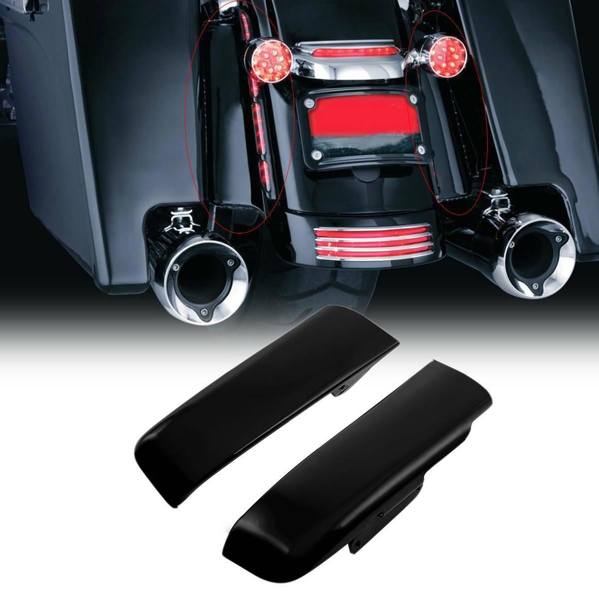 Fender Saddlebag Solid Strips Fit For Harley Touring Electra Road Glide 2014-22 - Moto Life Products