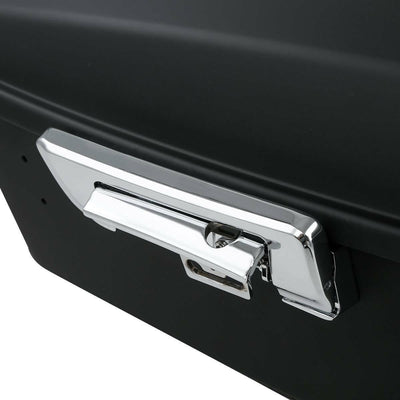 Matte Black King Pack Trunk w/ Latch Fit For Harley Tour Pak Touring 14-2022 20 - Moto Life Products