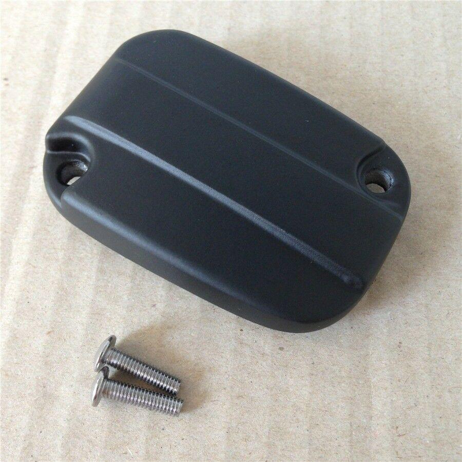 Black Front Brake Fluid Reservoir Cap For 07-15 Harley Electra Glide Road King - Moto Life Products
