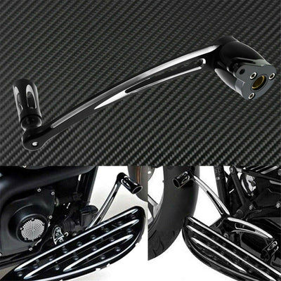 Black CNC Brake Arm Heel Toe Gear Shifter Lever Pedal Peg Fit For Touring 08-13 - Moto Life Products