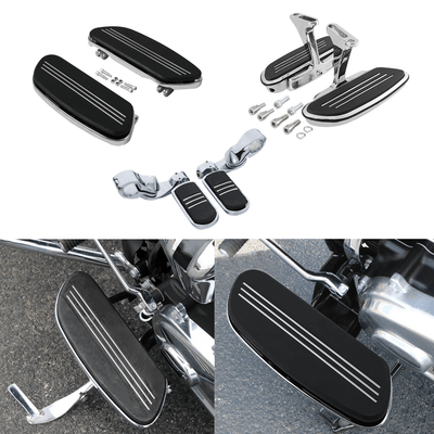 Rider Passenger Footboard Highway Footpegs Fit For Harley Road King 1993-2022 - Moto Life Products