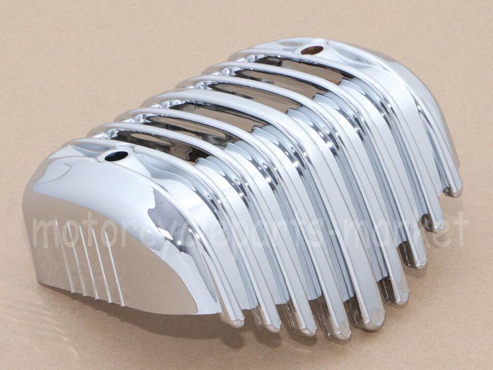 Front Chrome Voltage Regulator Cover Trim Accent For Harley Softail 2001-2017 - Moto Life Products