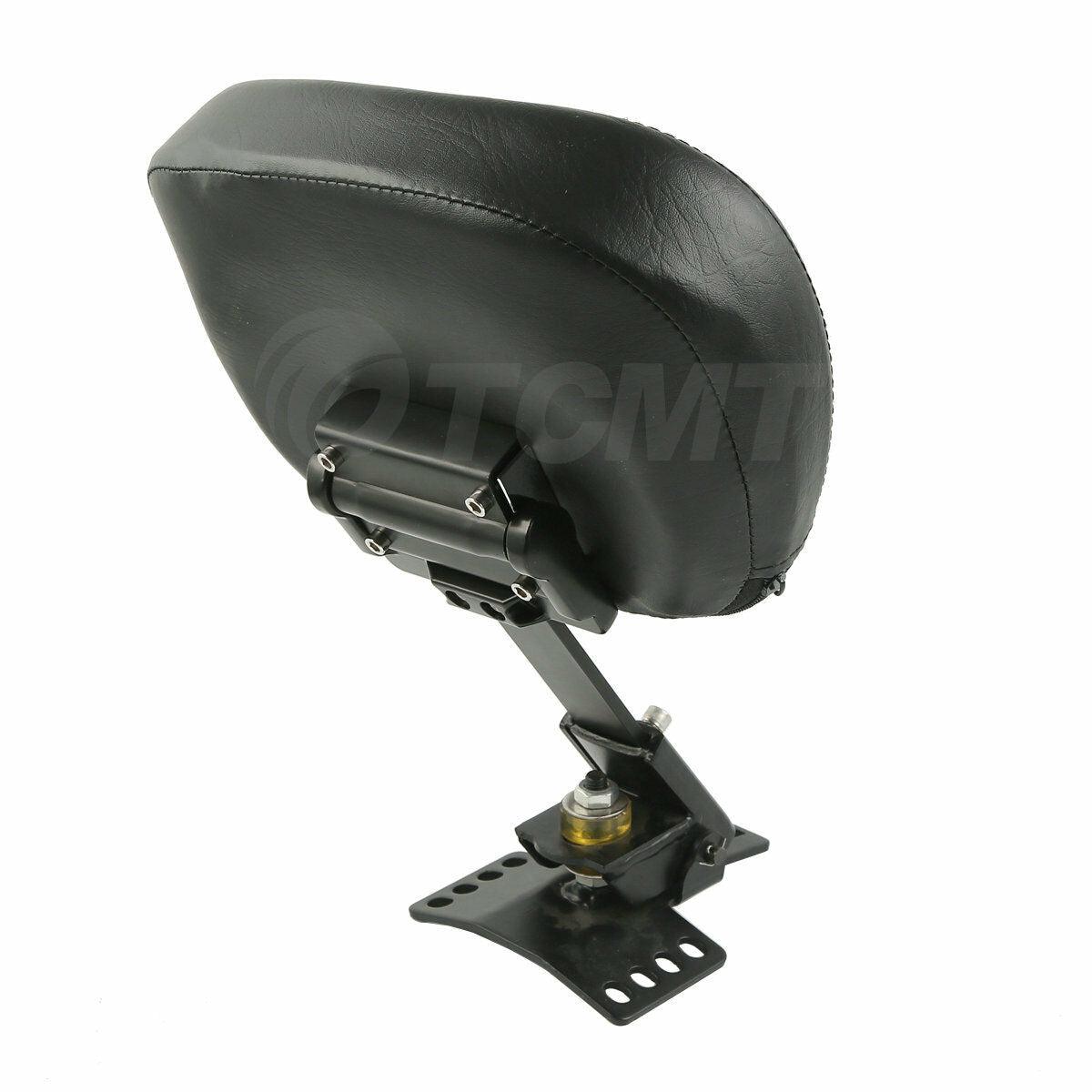 New Black Plug-In Driver Rider Backrest Pad Fit For Harley Road Glide King 97-22 - Moto Life Products