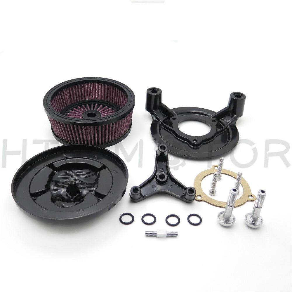 Zombie Air Cleaner Kit For Harley 2016-2017 Fat Boy FLSTF Softail Slim FLS Black - Moto Life Products
