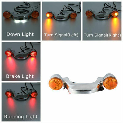 Rear Brake LED Light Bar Turn Signal Fit For Harley Street Road Glide 10-21 - Moto Life Products
