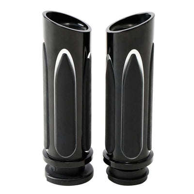1'' 25mm CNC Electric Handle Bar Grips Fit For Harley Softail Slim Fat Boy FLSTF - Moto Life Products