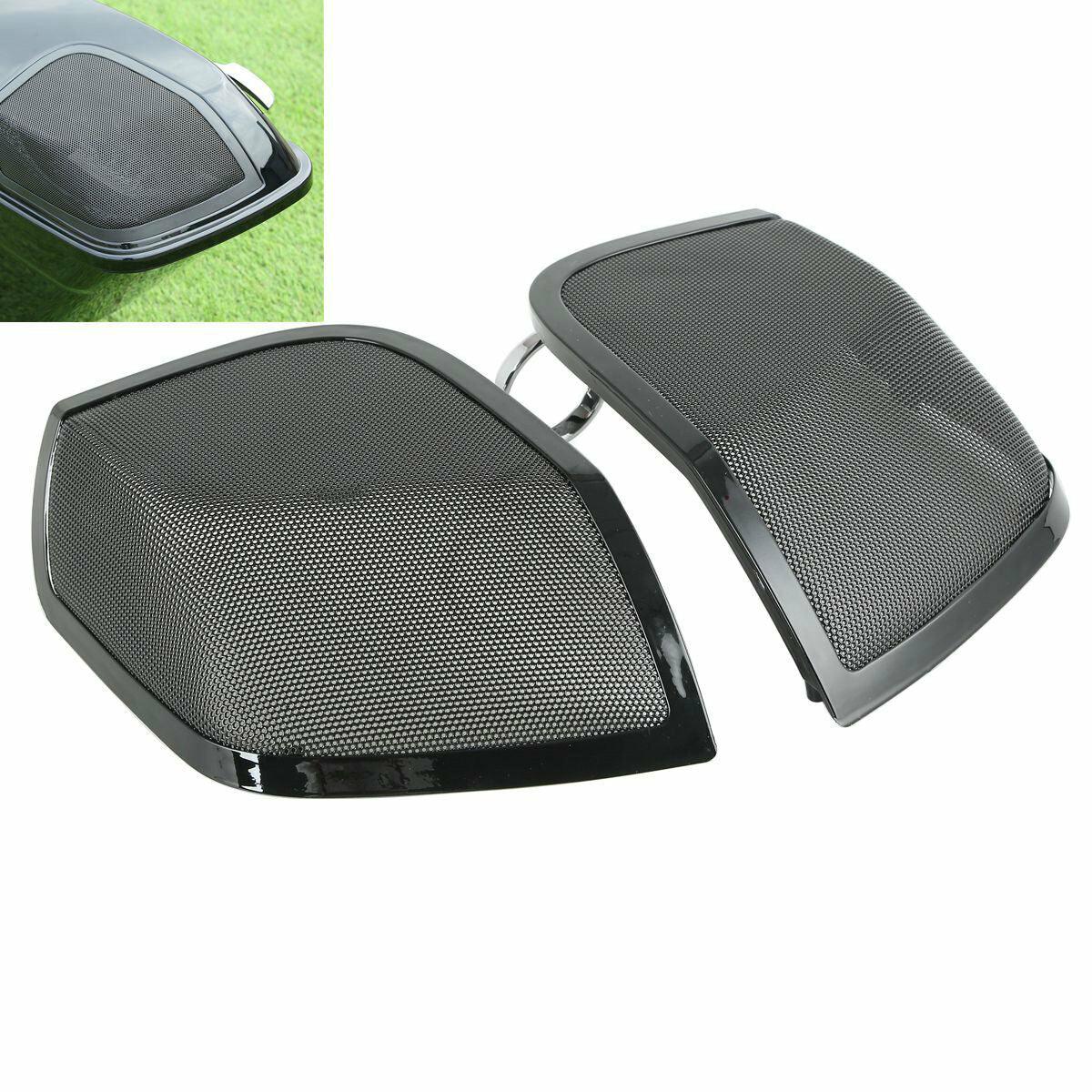 5"x7" Saddlebags Lid Speaker Grills Fit For Harley Touring Electra Glide 14-2022 - Moto Life Products