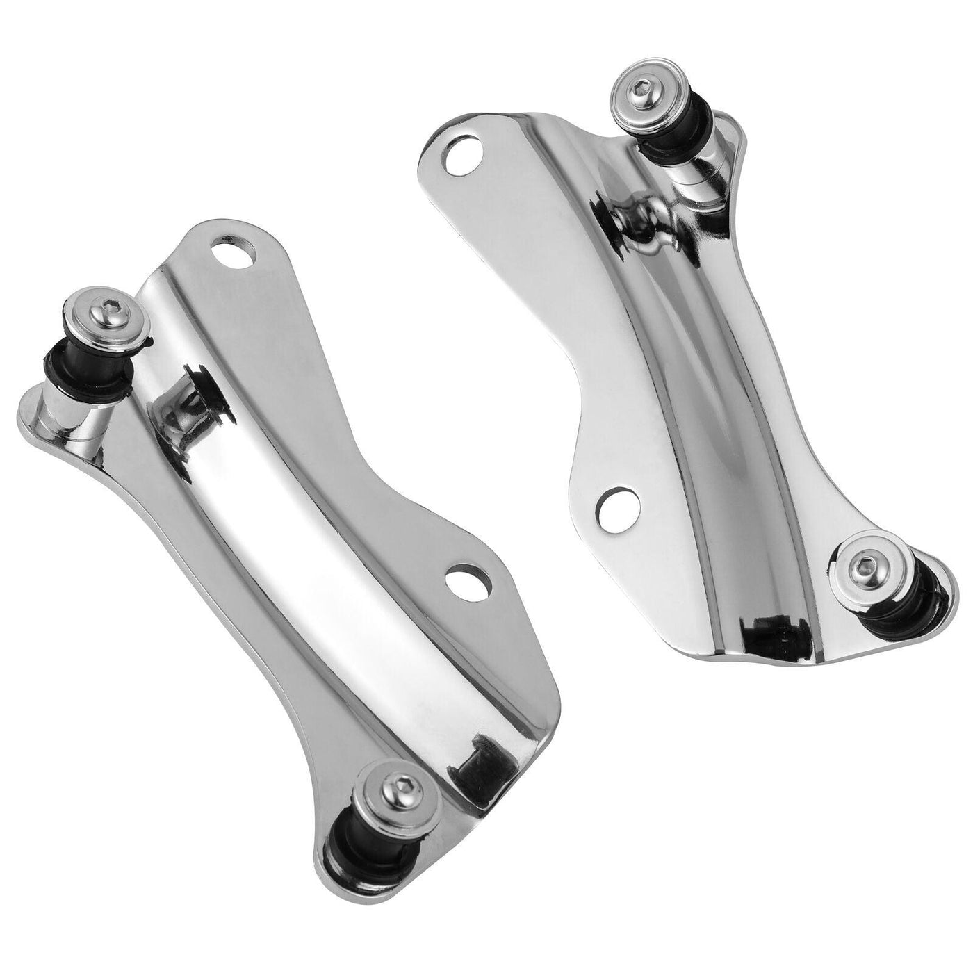 Chrome 4 Point Docking Hardware Kit For Harley Road King Street Glide 14-21 - Moto Life Products