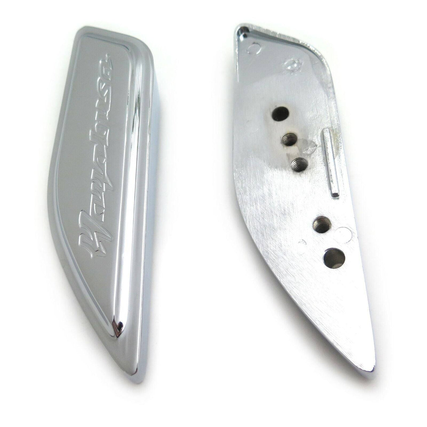 Tank Pad Side Side Cover Chrome Silver for Suzuki GSXR1300 Hayabusa 99-07 - Moto Life Products