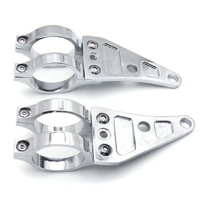 39mm Turn Signal Clamps Headlight Mount Bracket Fork Ear For Harley Cafe Racer - Moto Life Products