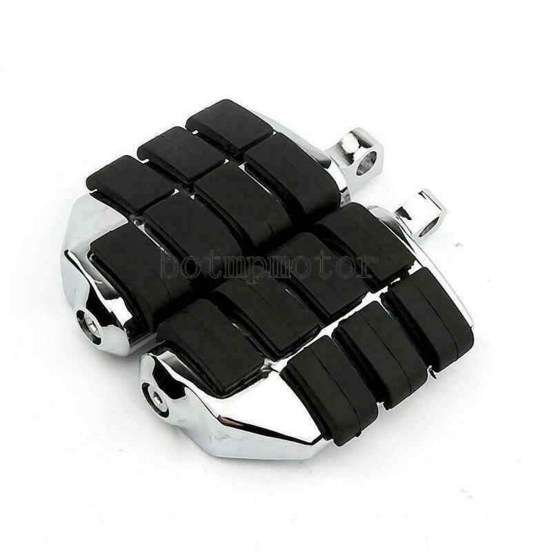 Highway Foot Pegs For Harley Road King & Street Glide - Aluminum Black/Chrome Options