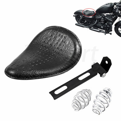Motorcycle 3" Spring Solo Seat Bracket Fit for Harley Sportster Chopper Bobber - Moto Life Products