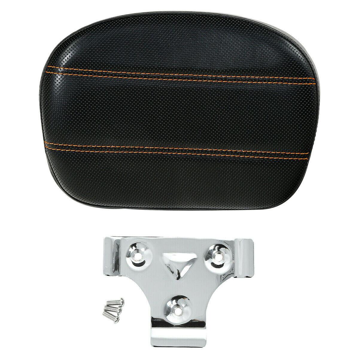 Black Rear Passenger Sissy Bar Pad Fit For Harley Street  Road Glide Tri Glide - Moto Life Products