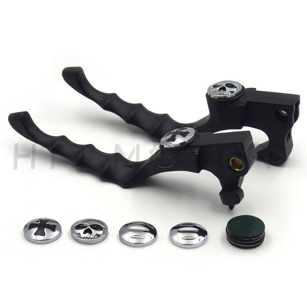 BLACK SKULL ZOMBIE BRAKE LEVER For HARLEY Forty Eight XL1200X Iron 883 XL883N - Moto Life Products