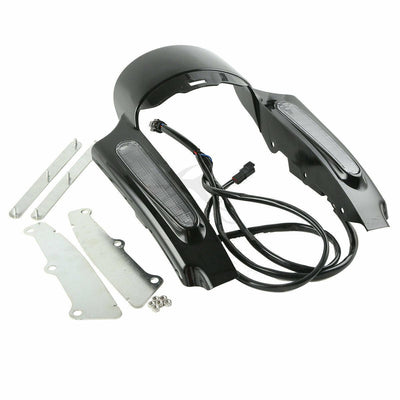 Rear Fender Fascia Set W/ Led light Fit For Harley Electra Road Glide King 09-13 - Moto Life Products