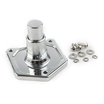 Solenoid Cover Starter Push Button Fit Harley Big Twin Dyna Sportster Chrome US - Moto Life Products