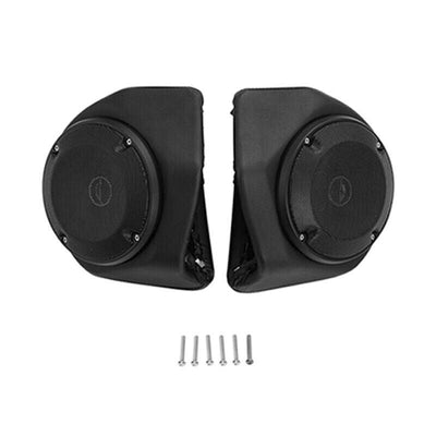 King Rear Pack Trunk 6.5" Speakers Fit For Harley Tour Pak Electra Glide 2014-Up - Moto Life Products