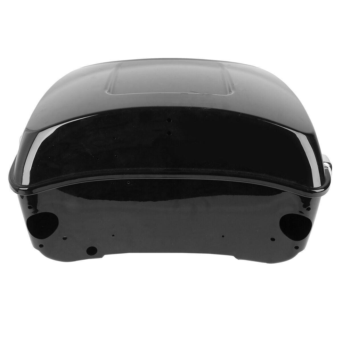 Black King Pack Trunk w/ Backrest Fit For Harley Tour Pak Road King Glide 14-22 - Moto Life Products