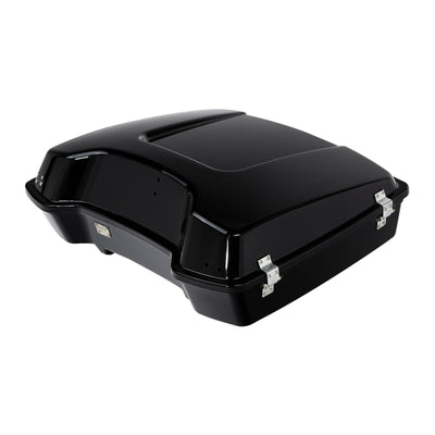 5.5" Razor Pack Trunk W/ Latch Fit For Harley Tour Pak Road Electra Glide 97-13 - Moto Life Products