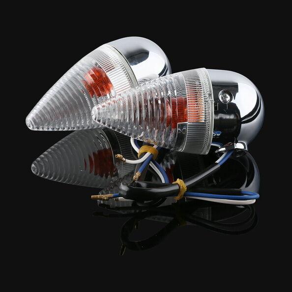 A Pair Clear Rear Turn Signal Fit For YAMAHA XV1900 2006-2013 07 08 09 10 11 12 - Moto Life Products