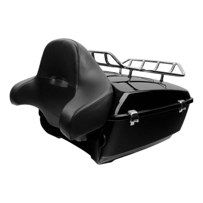King Pack Trunk Pad Rack Fit For Harley Tour Pak Street Road Glide King 97-08 07 - Moto Life Products