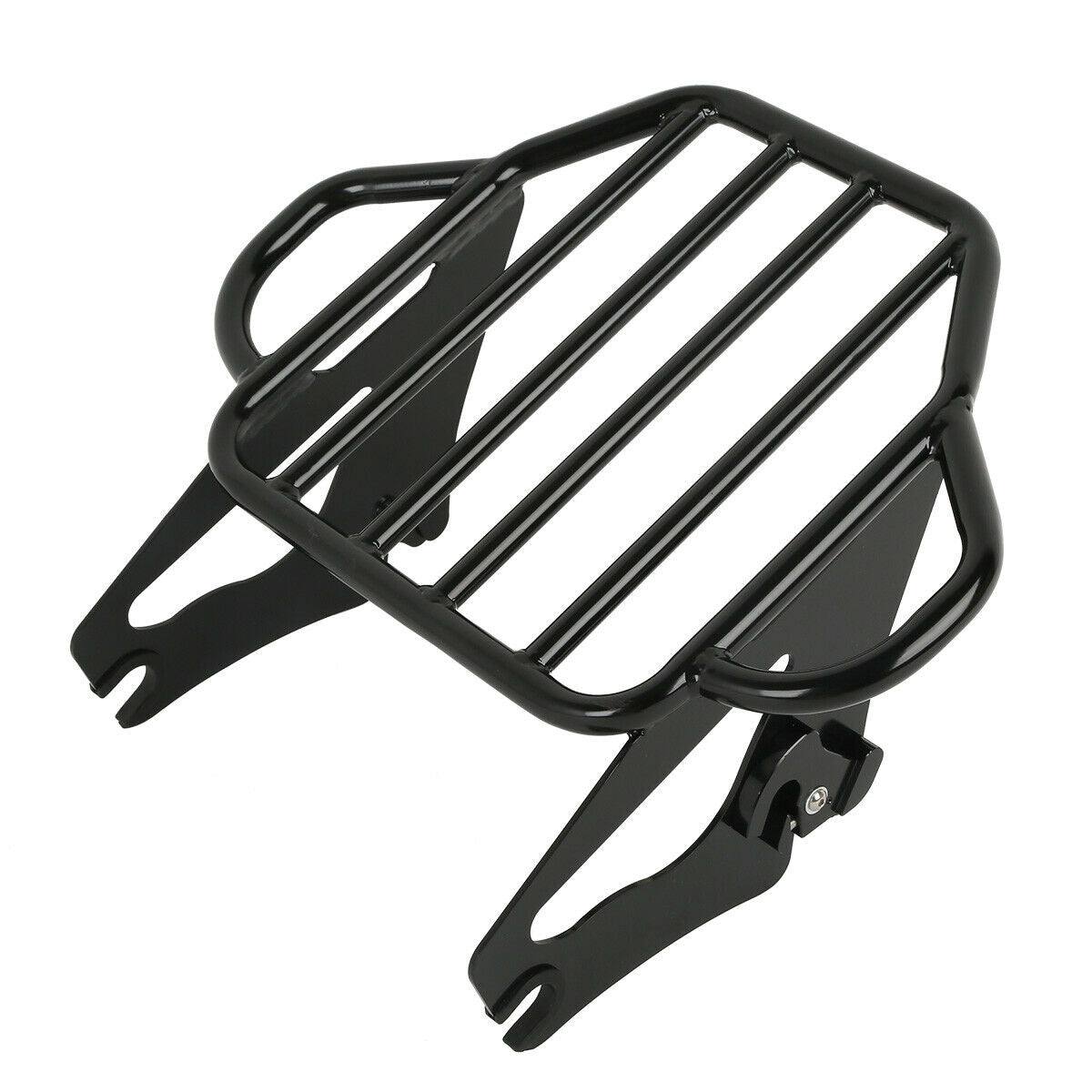 Two Up Detachable Luggage Rack Fit For Harley Road Electra Glide FLTRX 2009-2022 - Moto Life Products