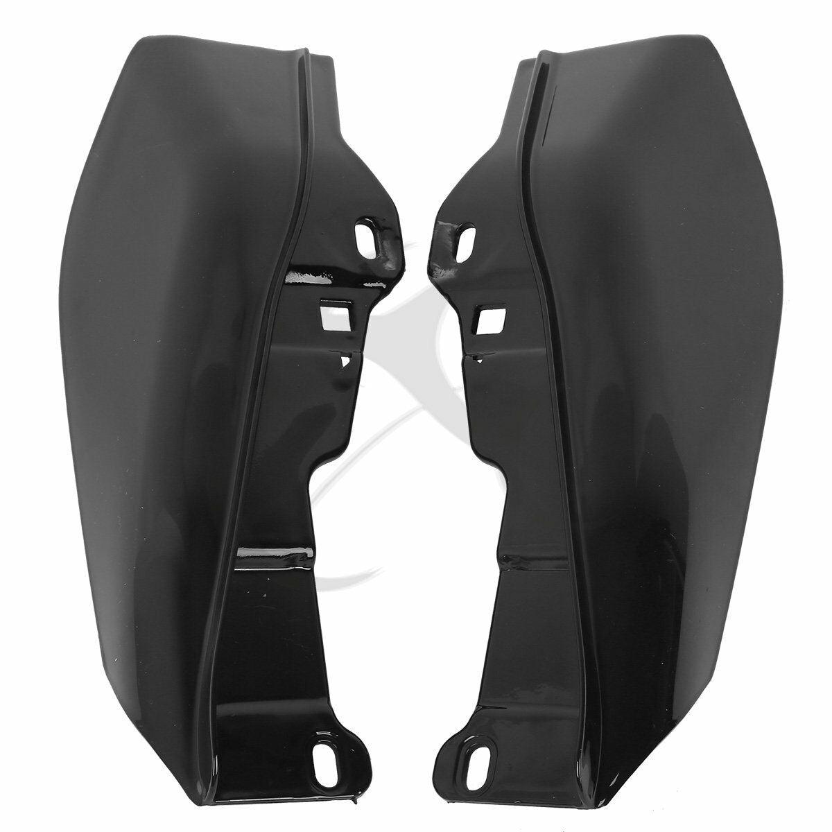 Black ABS Mid-Frame Air Deflector Fit For Harley Electra Street Road Glide 09-16 - Moto Life Products