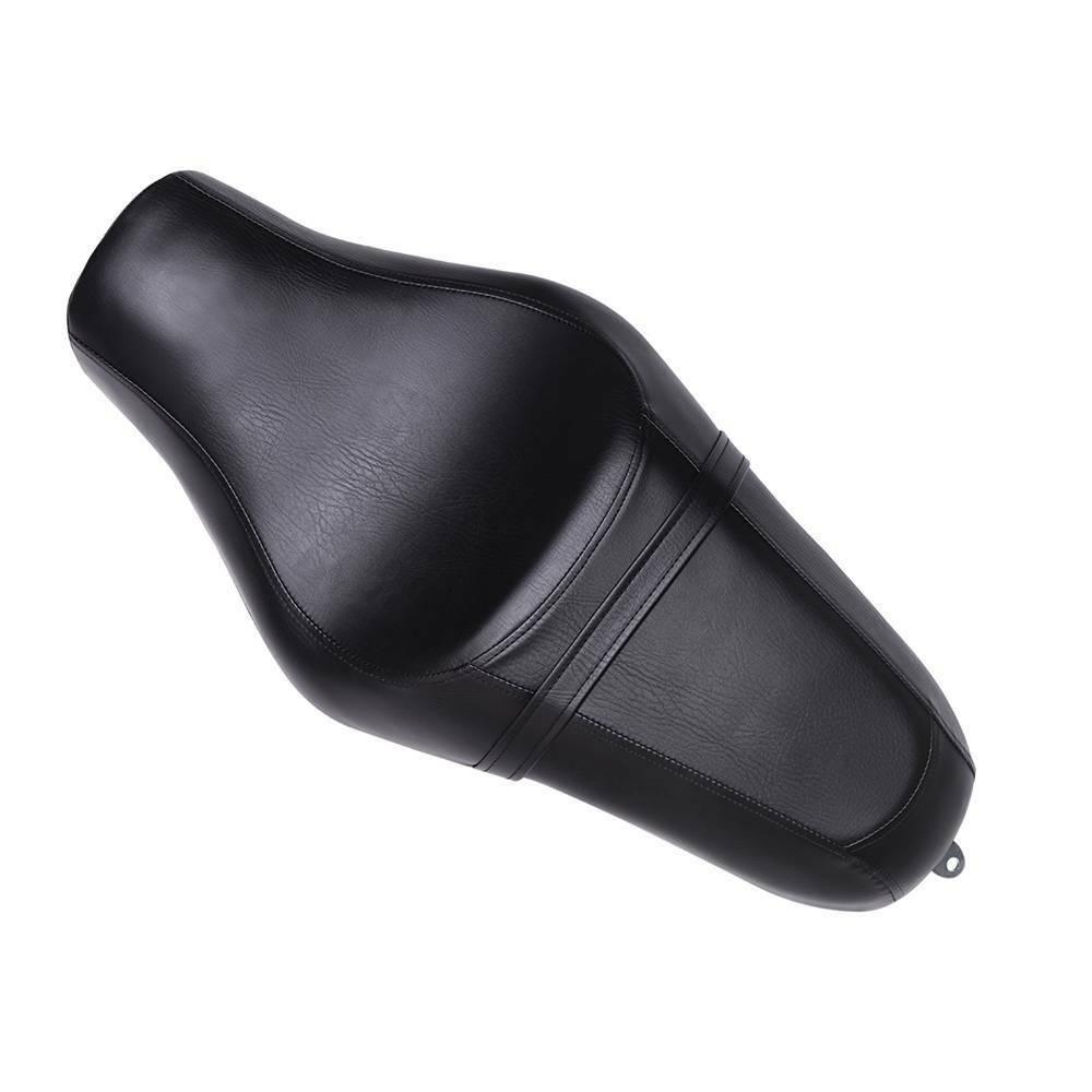 Passenger Driver Two up Seat Black For Harley Davidson XL883 Custom Sportster - Moto Life Products