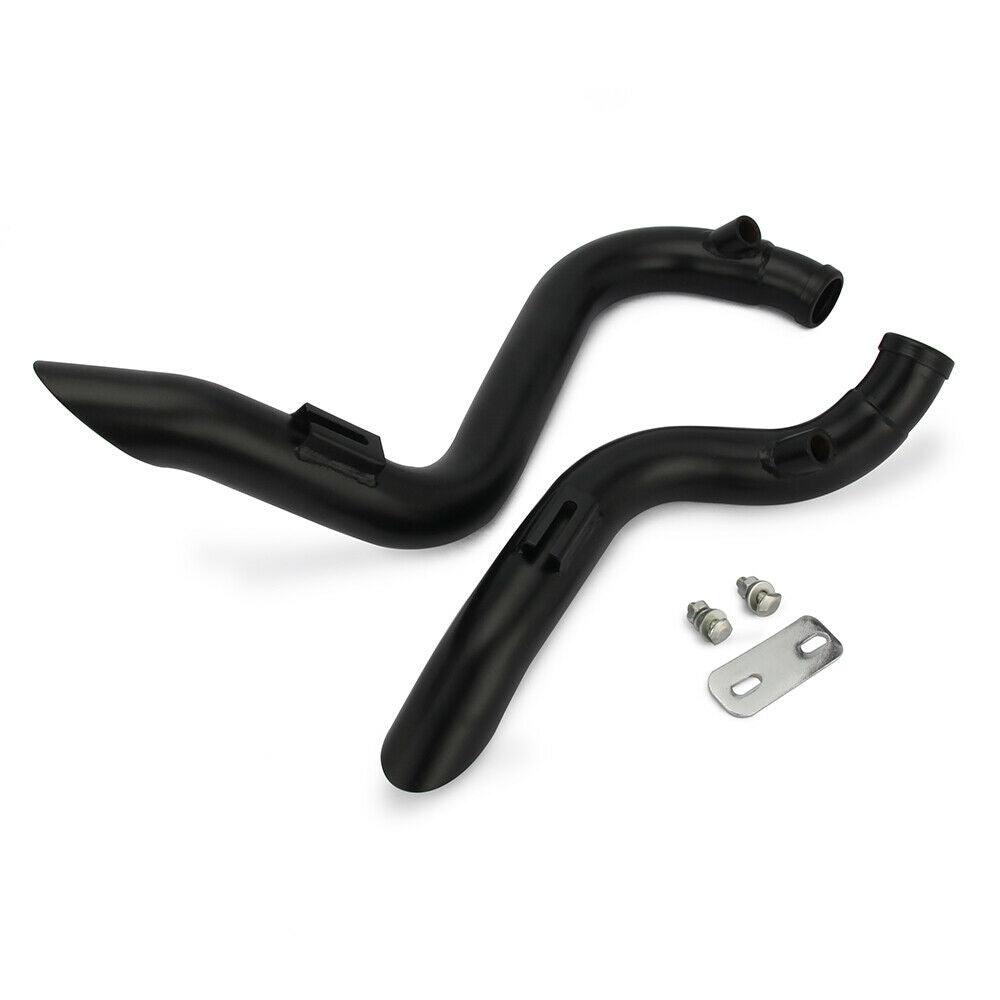2" Drag Exhaust Pipe For Dyna Softail Touring Sportster Chopper Bobber Dirt Bike - Moto Life Products