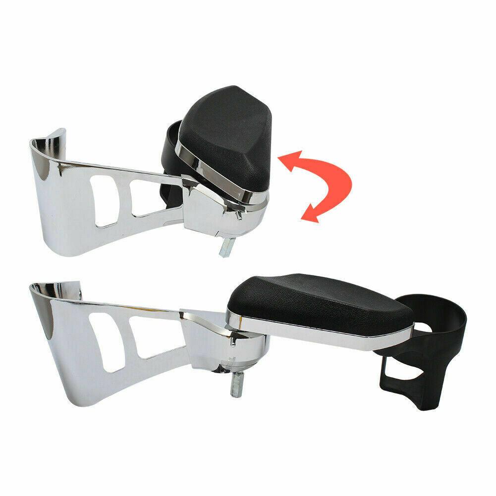 Passenger Arm Rests Removable For Harley Touring Tri Glide Electra Glide 14-2021 - Moto Life Products