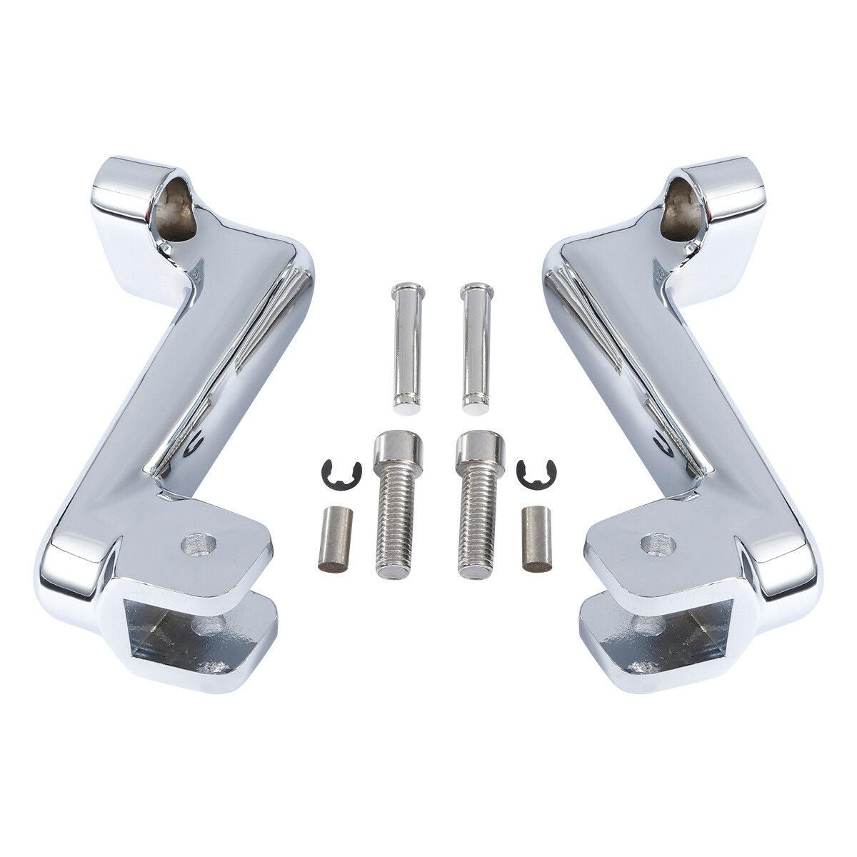 Chrome Passenger FootPeg Mount Bracket For Indian Chieftain Classic 2014-2020 18 - Moto Life Products