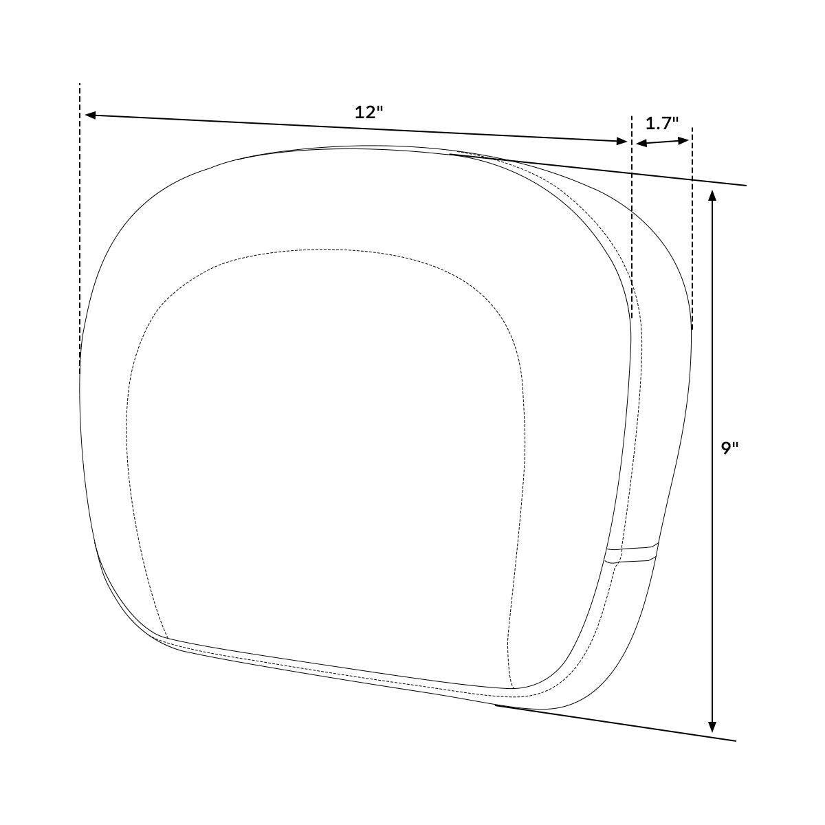 Sissy Bar Passenger Backrest Pad Fit For Harley Touring Electra Glide Softail - Moto Life Products