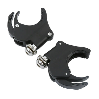 4PCS 49mm Windscreen Windshield Clamps Black For Harley Dyna models 2006-later - Moto Life Products