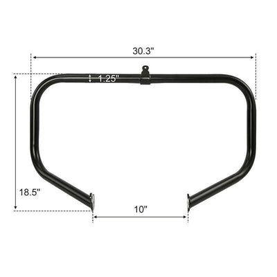 1-1/4" Highway Engine Guard Crash Bar Fit For Harley Touring Street Glide 09-22 - Moto Life Products