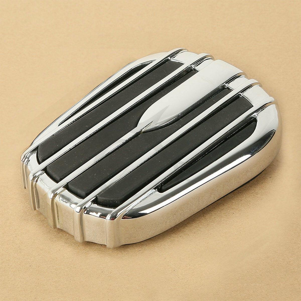 Chrome Brake Pedal Pad Cover Fit For Harley Touring 80-22 18 19 Softail FL 86-17 - Moto Life Products