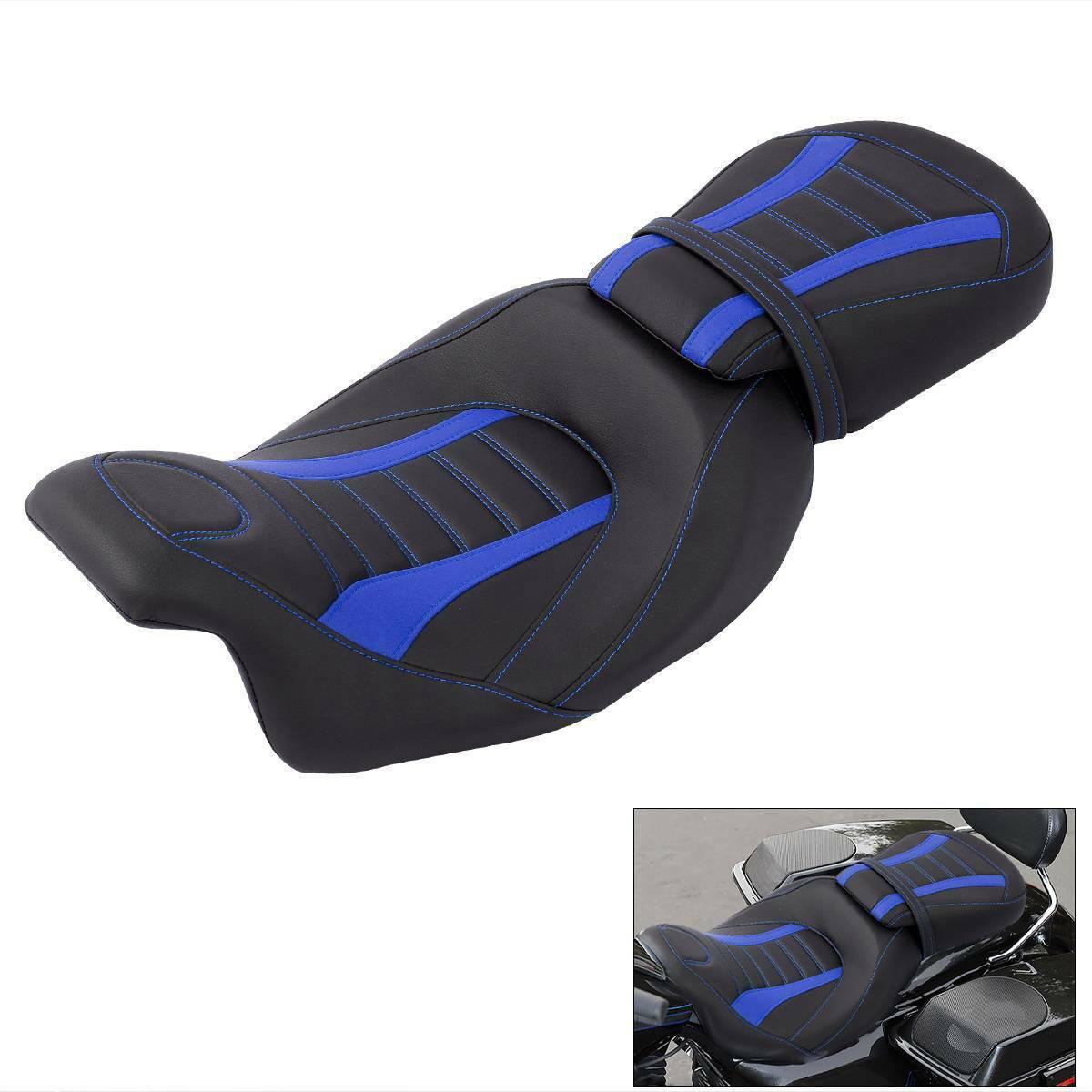 PU Driver Passenger Seat Fit For Harley Electra Glide CVO Road Glide 2009-2022 - Moto Life Products