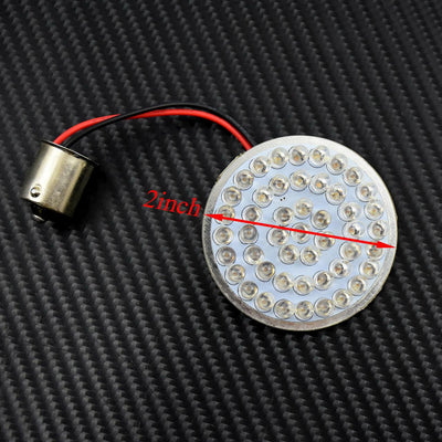 2'' 1156 Bullet Turn Signal Red LED Light w/Smoke Lens Cover Fit For Most Harley - Moto Life Products