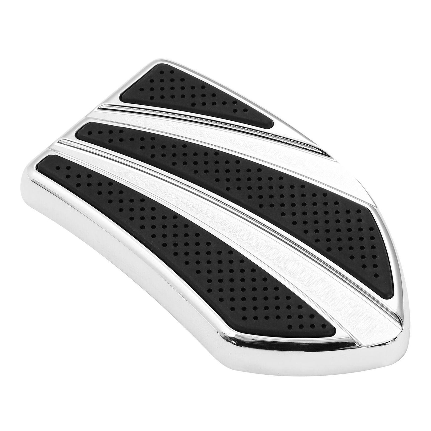 Chrome Large Brake Pedal Pad Fit For Harley Touring Street Road Glide 1980-2021 - Moto Life Products