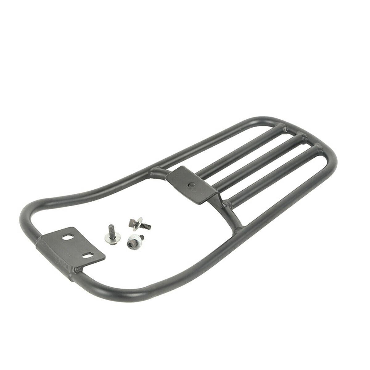 Rear Fender Luggage Rack Fit For Harley Softail Deluxe 06-18 Fatboy 07-17 Black - Moto Life Products